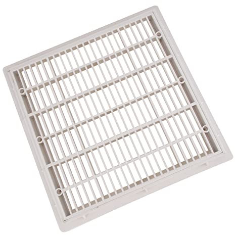 Supvox Schwimmbad Bodenablauf Werkzeug Rechteckiger Hauptablauf Für Outdoor-Pools Robuster Abfluss Für Wasserpark Spa Aquarium Teich Weiß