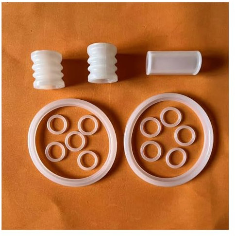 FHAJKTJB Ice Cream Makers Silicone Seal Rings Tube Components Of ,Compatible For YKF ,Compatible For Vevor ,Soft Serve Ice Cream Machines Parts, 15PCS