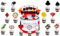 Casino Tortendeko Casino Cake Topper 16 Stück Glitter Casino Cupcake Toppers Geburtstag Kuchen Dekoration Las Vegas Casino Nacht Thema Party Casino Nacht Geburtstag Kuchendeko Zubehör
