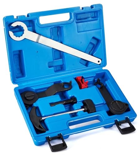 Gedlex Zahnriemen Werkzeug für EA211 Motor 1.0L 1.2L 1.4L 1.6L FSI TSI TFSI, 6Pcs Set Nockenwellen Werkzeug, Engine Timing Tool für A3, Golf, Jetta, Octavia, Lavida, Seat Leon