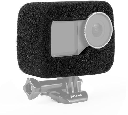 PULUZ Schaumstoff-Windschutzscheibengehäuse für DJI Osmo Action 4/3,Schaumstoff-Windschutzscheibengehäuse, reduziert Windgeräusche für optimale Audioaufnahme