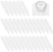 30er Set Kragenstäbchen für Herrenhemden, 5.5×1cm Hemdhalter Herren Kragenverstärker aus Stäbchen Hemdkragen Einsatz Herren Kragenstäbchen Plastik für Herren Vater Ehemann Hemd