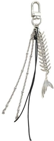 Sanrlo Schlüsselanhänger, Schlüsselanhänger, modisches Fischgräten-Seil, Quasten, Anhänger, Schlüsselanhänger, Rucksack, Dekoration, Hängeornament für Frauen und Mädchen, Farbreferenzbild:, Size