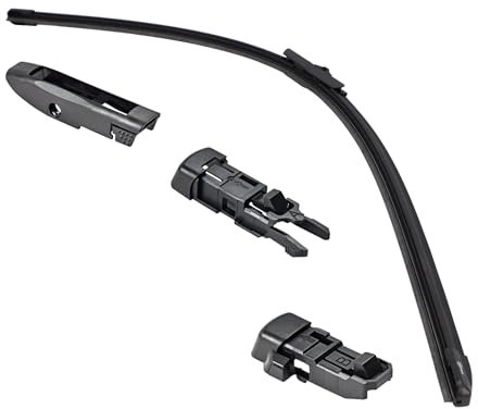 cartrend Flachbalkenwischer FB75, Länge: 750mm, Auto Scheibenwischer aerodynamisch, Wischerblatt für Frontscheibe, schwarz, 1 Stück