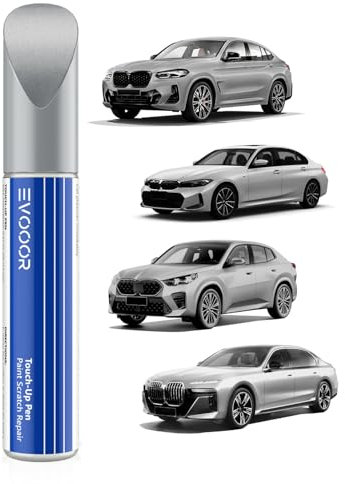(C4P) Retoque de pintura gris Brooklyn metalizado para BMW, Reparación de arañazos del coche, Solución rápida y fácil para reparaciones
