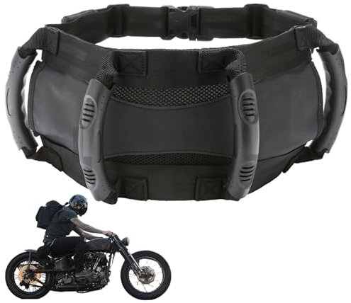 Manijas de pasajeros de Motocicleta, Pasajero de Motocicleta Agarre de Correa de Seguridad Ajustable para, Scooter y Mango de Agarre sin Deslizamiento