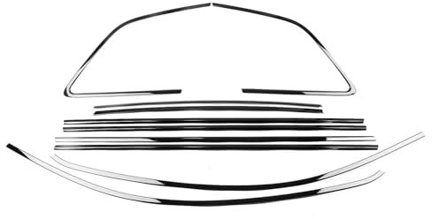 NMBZVE Dekorstreifen Auto Fenster Trim Abdeckung Dekor Dichtung Streifen Schild Dichtungs Seite Fenster Regen Wachen Für Q7 2017 2018-2024