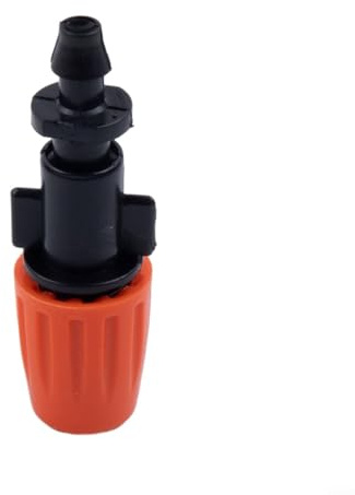 ReachMall 30pcs Barbed Nozzle Misting Sprinklers for Greenhouse and Lawn Irrigation, Adjustable Spray Control