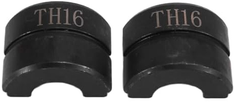 MOLERRI 4 Matrices de Sertissage de Tuyaux Hydrauliques TH 16mm 20mm 28mm 32mm pour Raccords en Pex et en Cuivre