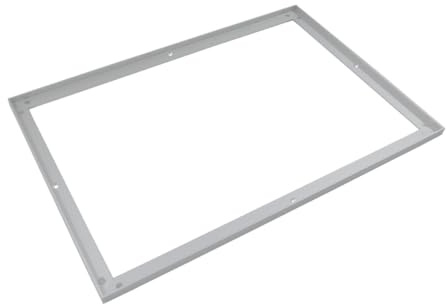 Emco Einbaurahmen 500/15 Aluminium Zubehör für Eingangsmatte Diplomat, Größe: 100x80 cm