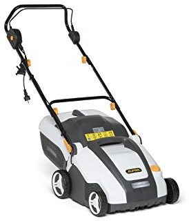 ALPINA Elektro-Vertikutierer SC 1.5 E (1500 Watt, 38 cm Arbeitsbreite, 50 l Fangkorb, Rasenlüfter und Vertikutierer)