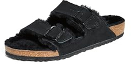 Birkenstock Classic Arizona Leder 51193, Pantoletten, Schwarz (Schwarz 49), 48 EU (13 UK)
