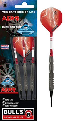 Bulls Erwachsene 17326 3 Softdart Aero Tunsteel 16g, M, MEHRFARBIGES Motiv