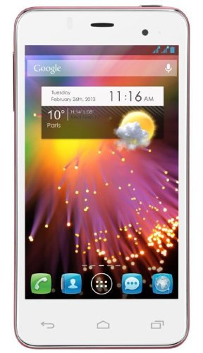 Alcatel One Touch Star Smartphone (10,2 cm (4 Zoll) AMOLED-Display, 1GHz, Dual-Core, 512MB RAM, 4GB interner Speicher, 5 Megapixel Kamera, Android 4.1) pink