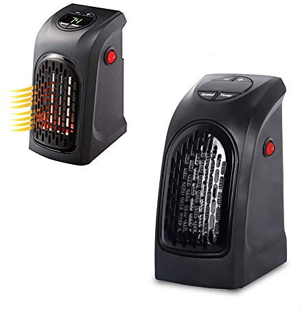 Mini Termoventilatore, Domestico Parete Riscaldatore Elettrico, Stufa A Mano Più Caldo 400W Portable Socket Riscaldatori Cucina Bar Bagno Hotel In Viaggio