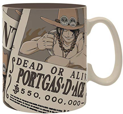 ABYstyle - One Piece - Tasse - 460 ml - Wanted Ace