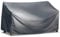 Mehr Garten Gartenbank Abdeckung 3 Sitzer, 163x70x63/86 cm, grau, Oxford 600D Gewebe, Schutzhülle Gartenbank, wasserdicht, UV-beständig und wetterfest