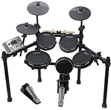 Carlsbro CSD401 - 8 piece mesh electronic drum set with 5 drums and 3 cymbals