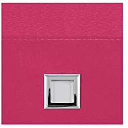 Optimal Products Roller Blinds Easy Fit Trimable Home Office Window Square Eyelet Fabric Blind 160cm Drop (Pink/Fuchsia, 90 x 160 cm)