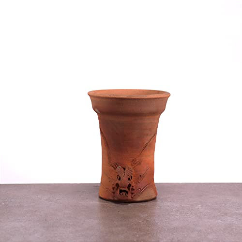 Palatina Werkstatt schlanker Blumentopf Blumenkübel aus Terracotta | frostfester Pflanzgefäß Pflanztopf Deko für Innen Außen (S)