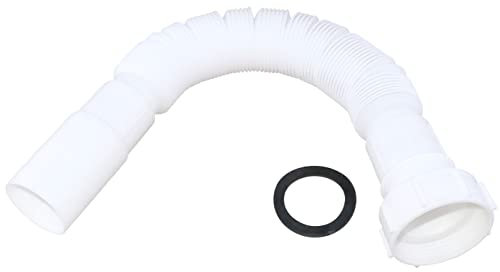 AERZETIX - C54653 - Tuyau/raccord extensible pour siphon 1 1/2'' de lavabo/évier - longueur 320 mm diamètre 40 mm - flexible/raccordement de vidange sanitaire - en plastique