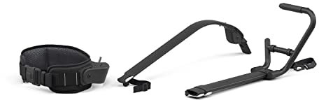 Cybex Kit de Course mains-libres pour Remorque Multisports ZENO, avec Barre de traction et Ceinture ventrale, Noir