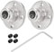sourcing map 2 Stück Flanschkupplung Verbinder Wellenachsenbeschläge 6mm für DIY RC Modellmotoren mit 4 Stück Befestigungsschraube 1 Stück M1.5 Sechskantschlüssel
