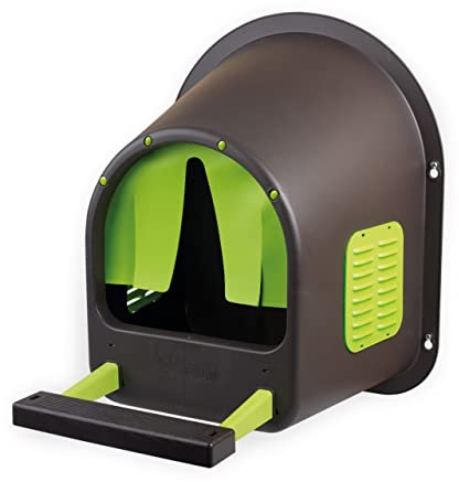 Günstiger Hühnerstall - Nest mit Vorhang und Belüftung - Bietet Privatsphäre für die Hühner - EIN-Loch-Schlafkasten - Hochwertig, komfortabel und robust - Hochwertig, komfortabel und langlebig