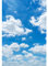 Aoihrraan 2x3m Blau Himmel Weiß Wolken Hintergrund Himmel Aussicht Natur Landschaft Fotografie Hintergrund Kinder Geburtstag Party Baby Dusche Mädchen Jungen Erwachsene Kunst Portrait Foto Prop