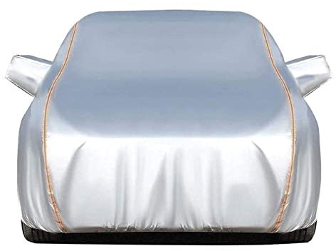 BRFDC Housse De Voiture pour Volkswagen Golf 7 Golf 8| Bâche De Voiture Imperméable À l'eau Et À L'épreuve du Soleil UV-Anti Four Seasons Protection Car Covers (Color : Silver, Size : Golf 7)