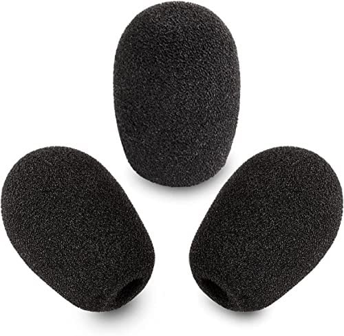 LEFXMOPHY Mic Foam Replacement for Razer Kaira/Kaira X/Barracuda X/Kraken V3 Pro Gaming Headset Microphone Pop Filter Cover, 3pack Windscreen
