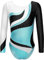 iEFiEL Mädchen Metallic Turnanzug Langarm Gymnastikanzug Tanzbody Leotard mit Strass Glänzende Ballett Trikot Turnkleidung Tanzkostüm Blau 146-152