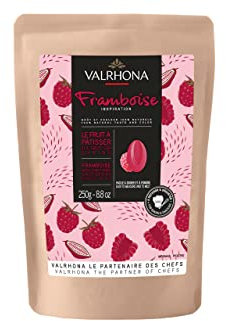 Pâtisserie amateurs, chips de couverture, framboise, Valrhona Framboise, 250 g