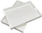 Bandeja de plástico acrílico con asas – Bandeja rectangular grande – Desayuno, té, café, alimentos, bebidas, – Juego de 2: 42 x 30 x 5 cm y 40 x 28 x 4,3 cm (blanco)