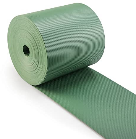 Seiletech.de Sichtschutzstreifen | Grün | 19 cm x 35 m | 450 g/m² | +20 Clips | Zaunfolie | Sichtschutz | Zaunblende | Gartenmaterial | UV-Stabilisierung | Reißfest | PVC Rolle