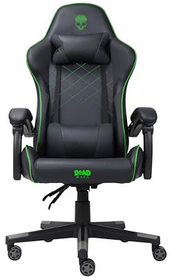 DEADWAVE Skull chair green sedia gaming
