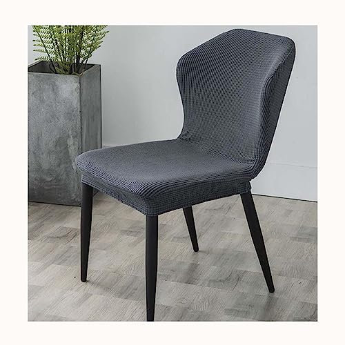 XGANGM Estilo Nórdico Funda para Silla Comedor Pack 4/2/1 con Curva Respaldo Elástica Funda de Silla Cocina Oficina No Universal Cubierta Silla Sala Estar Cocina Restaurante Hotel Hogar,P,4pcs