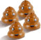 Ainiv Anti Stress Spielzeug Bälle, 4 PCS Kotform Stressball, 6cm Durchmesser Schaum Stressabbau Bälle, Stressabbau Spielzeug für Kinder Erwachsene Mitgebsel Gastgeschenke Kindergeburtstag Weihnachten