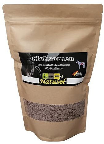 NatuSol Flohsamen für Pferde - Darmreinigung und Entgiftung
