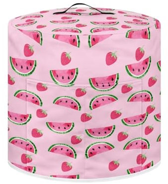 Nopersonality Funda para olla arrocera de sandía, funda para freidora de aire con mango superior, accesorios de cocina para olla arrocera, lavable a máquina, protección contra el polvo, se adapta a la