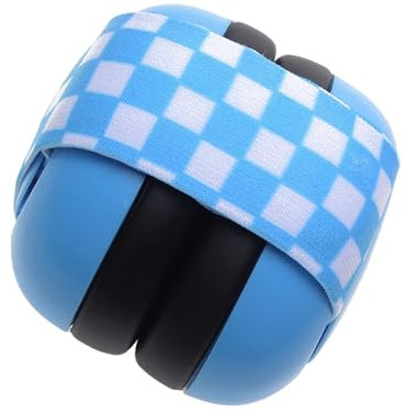 COACOM 1 protection de l'onglet pour bébé - Protection de tête pour bébé - Arceau doux et réglable - Isolation acoustique - Convient pour les bébés de 018 mois (bleu), bleu, 7*7*8cm