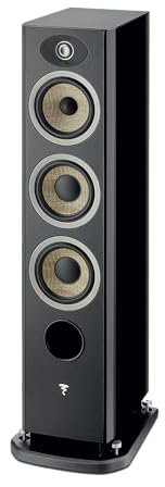 Focal Aria Evo X No. 2 - Altavoz de pie (negro brillante)