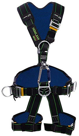 SwaYve Climbing Harness, Fall Protection Safety Harness, Construction Harness Full Body Safety Harness for Outdoor Climbing Tree Climbing Rappelling