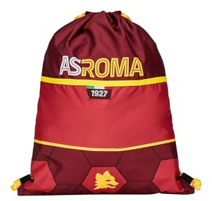 AS Roma - Zaino Sport Bambino Easy Bag Roma Verso La Vittoria, Giallo Rosso - 37 x 47 cm