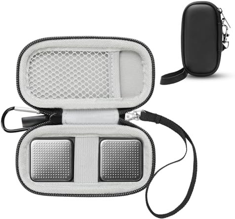 CANTOO Case Compatible for kardiamobile EKG Heart Monitor, Hard Travel Case for KardiaMobile 6L /for Kardia EKG Monitor, Heart Monitor Travel case, (Case Only), Black