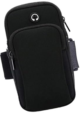 NIYATA Sac de Bras Téléphone, Brassard Course a Pied Universel,Brassard de Sport pour Téléphone,pour Les Sports de Plein Air,pour Les Téléphones Mobiles de Moins de 6,2 Pouces(Noir)