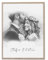 SOMEDA® Personalisiertes Portrait/Geschenk Familie, Partner oder Freunde/als Fotoposter, Leinwand oder gerahmtes Bild