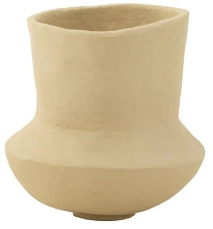 Pot en Papier Maché Archaique 45cm Naturel