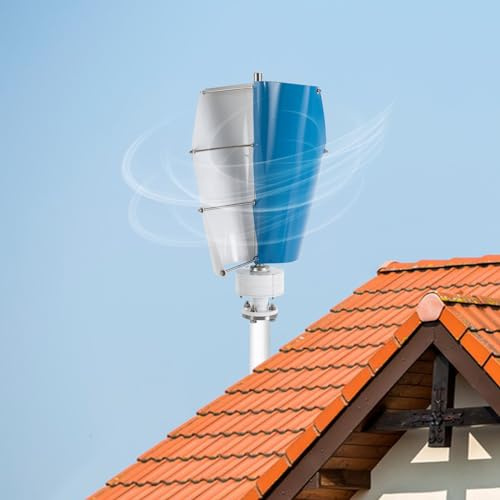 Generador de viento vertical, 500 W, turbina eólica de 42,65 ft/s, generador de turbina eólica 12 V/24 V, NE-500 W