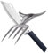 Steak Champ BBQ Pro Kochmesser 22 cm und Bull Fork Fleischgabel 16,5 cm Bundle: Messer aus hochwertigem Klingenstahl, Tranchiergabel aus Zinklegierung, German Innovation Award